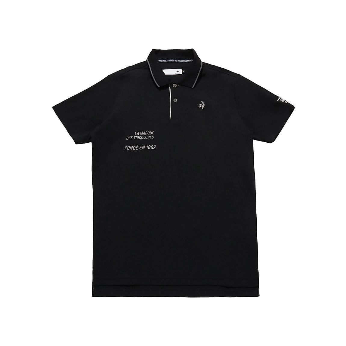 le coq GOLFルコックゴルフ - ベーシック半袖ポロシャツ QGMVJA03 BK00