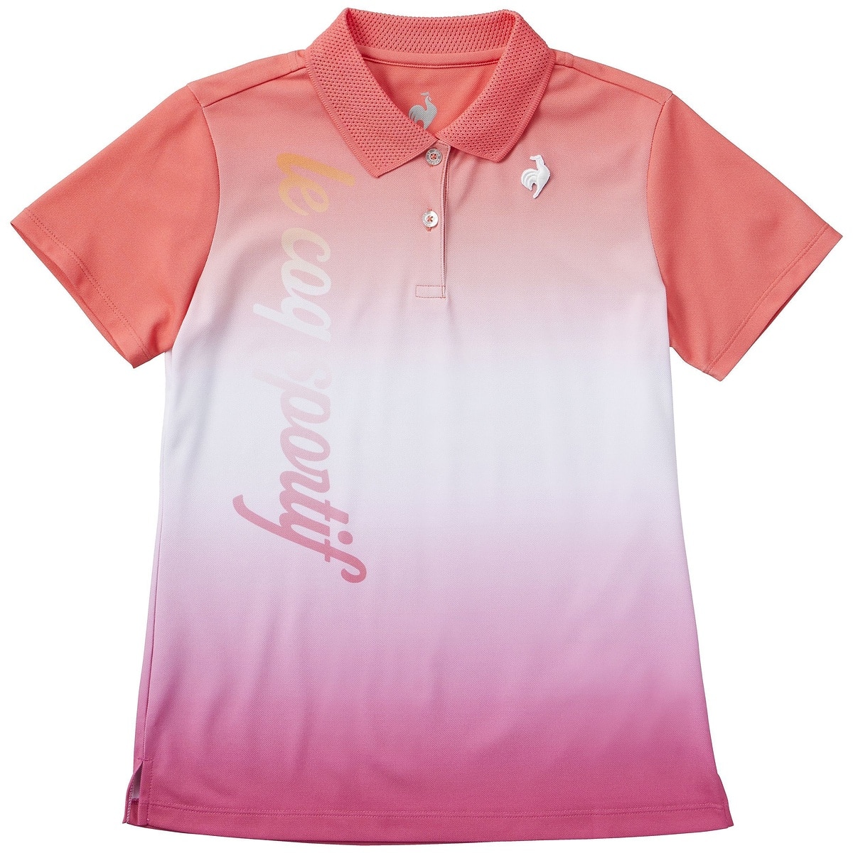 le coq GOLFルコックゴルフ - グラデーション半袖シャツ QGWVJA14 OR00 