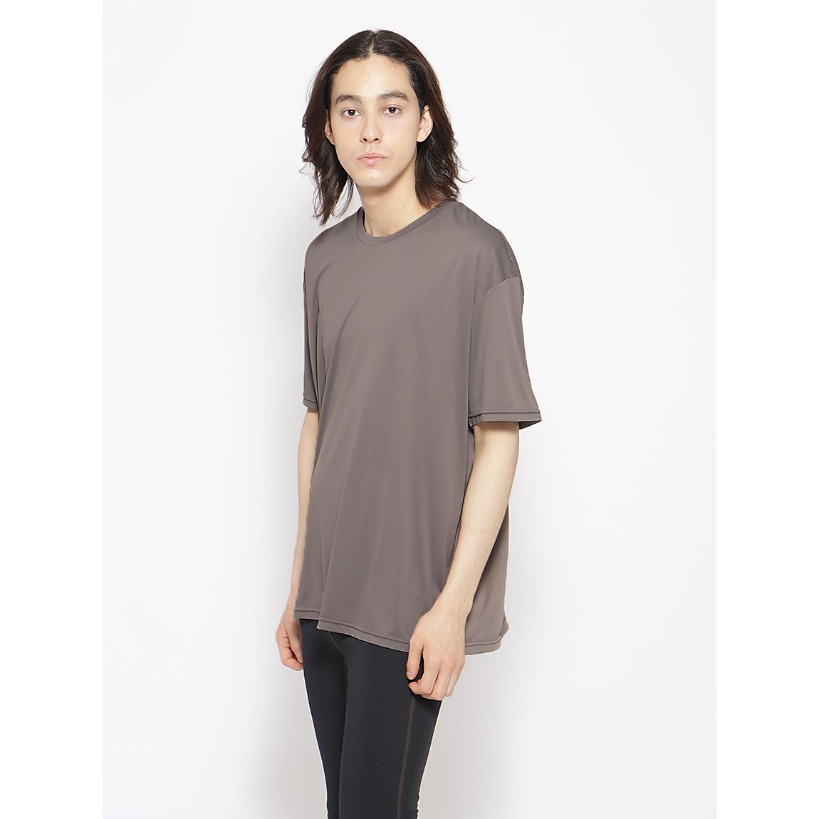 for RUN  軽量ドライスムース オーバーサイズTシャツ MENS