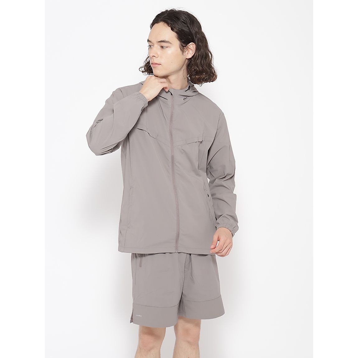 for RUN  軽量撥水ストレッチ ウインドジャケット MENS