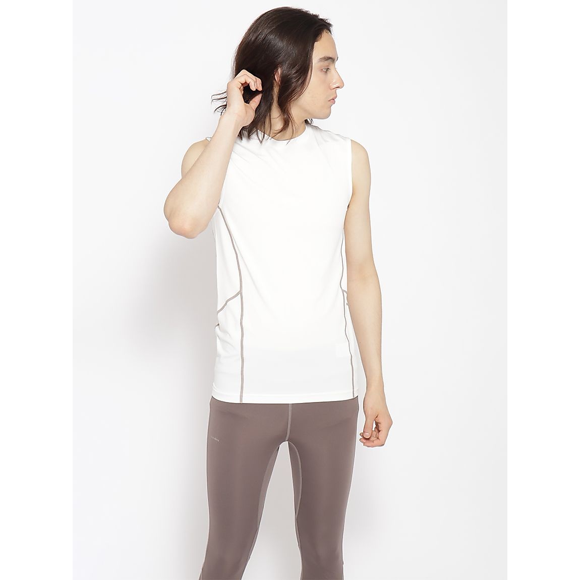 ソフトコンプレッション ノースリーブTシャツ MENS