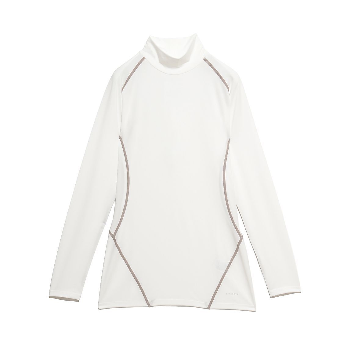 ソフトコンプレッション モックネック長袖Tシャツ LADIES