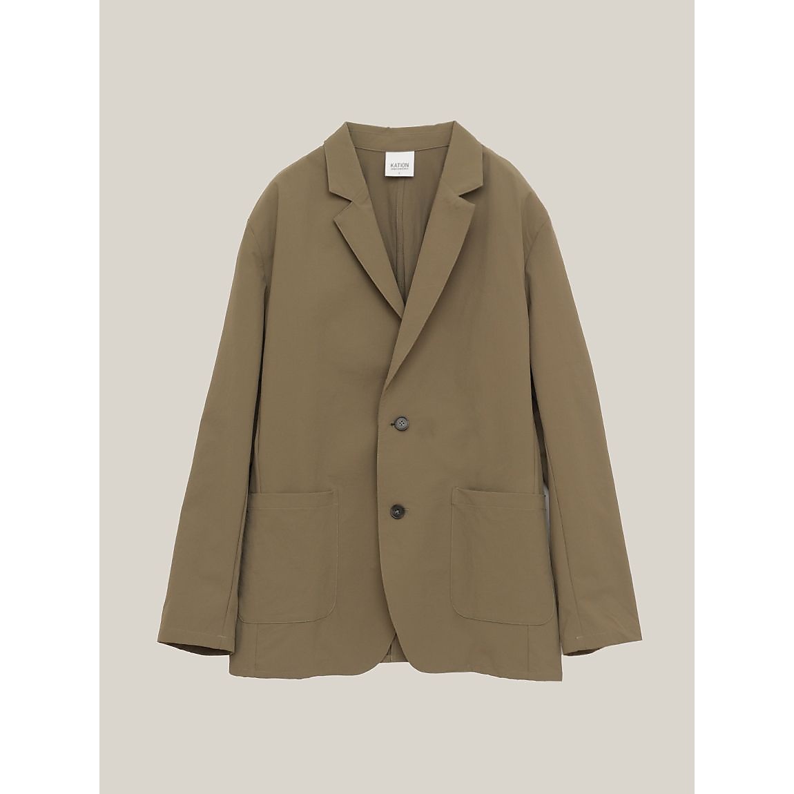 リサイクル裏ドビーナイロン テーラードジャケット MENS