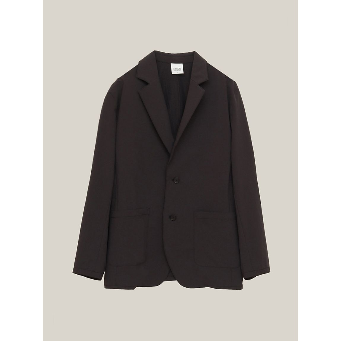 リサイクル裏ドビーナイロン テーラードジャケット MENS