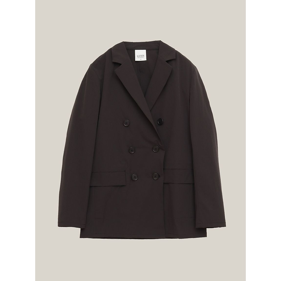 リサイクルナイロン ダブルブレストジャケット LADIES