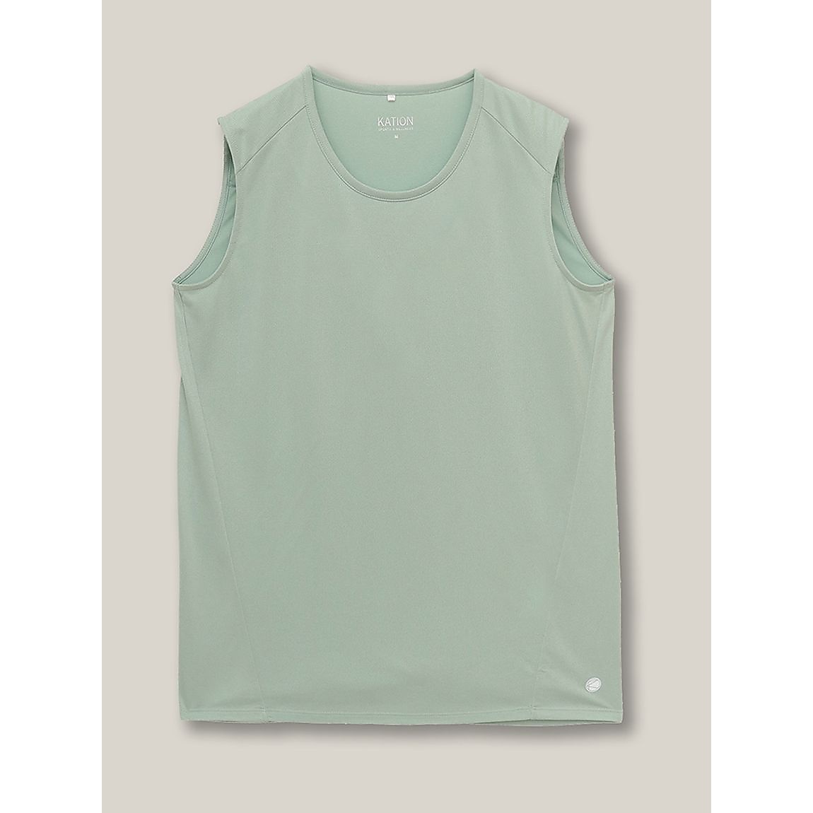 RUNスムースドビー ノースリーブTシャツ LADIES