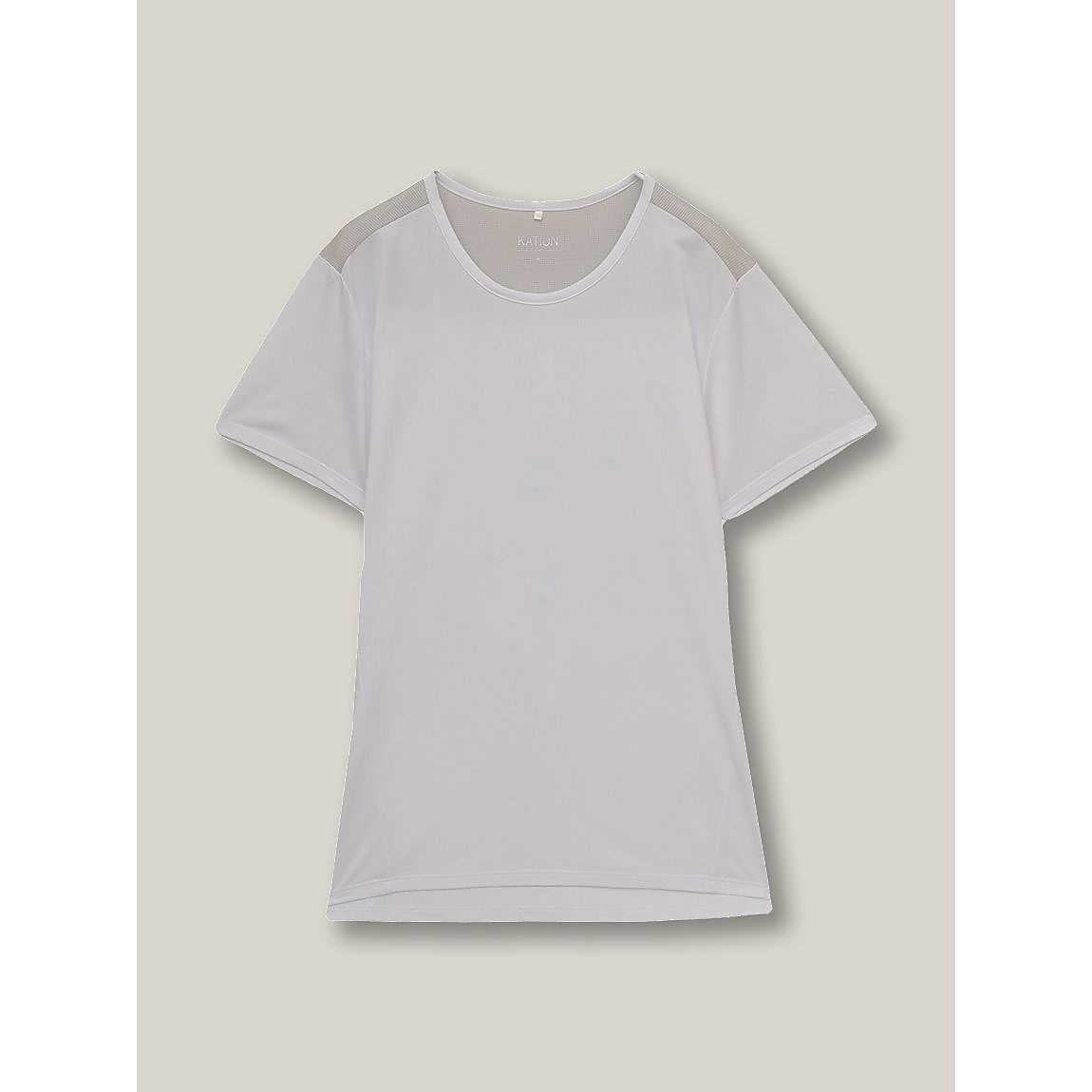 RUNスムースドビー クルーネックTシャツ LADIES