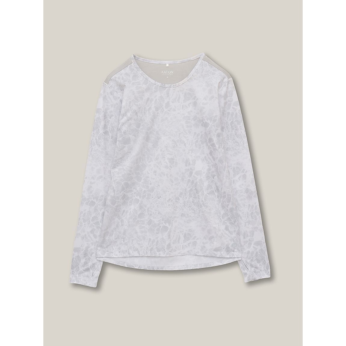 RUNスムースドビー クルーネックロングスリーブTシャツ LADIES