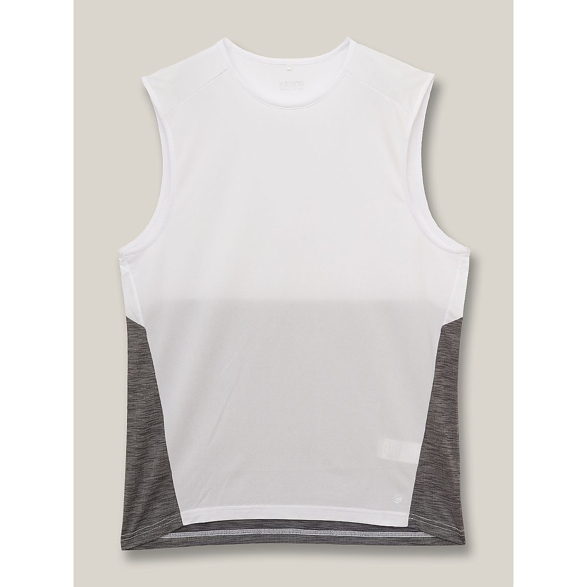 RUNスムースドビー ノースリーブTシャツ MENS