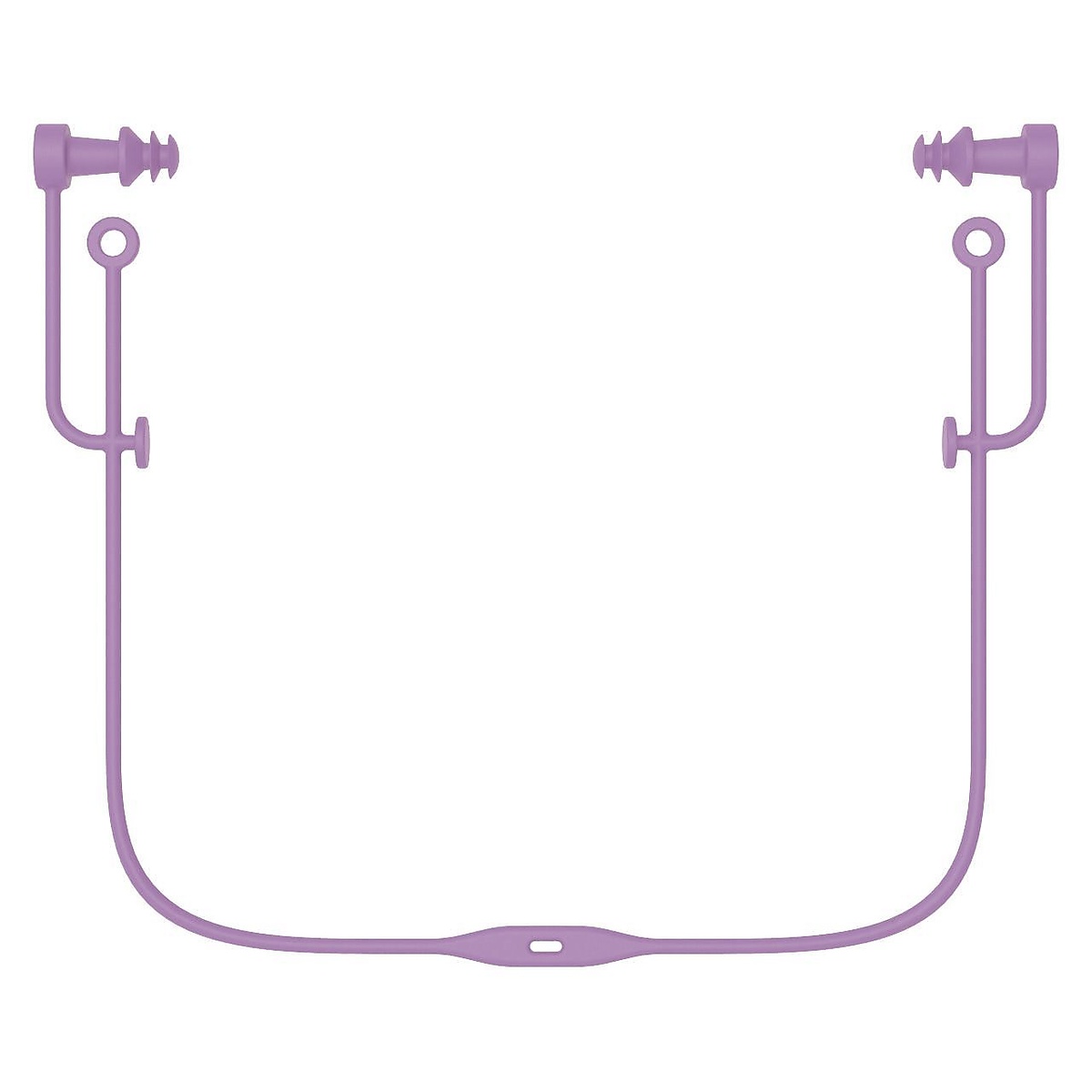 コード付き耳栓　(大人用　抗菌機能付き　肌に優しいシリコーン製)