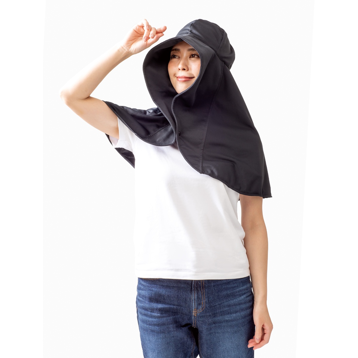 シャイン　UVプロテクトフレアハット