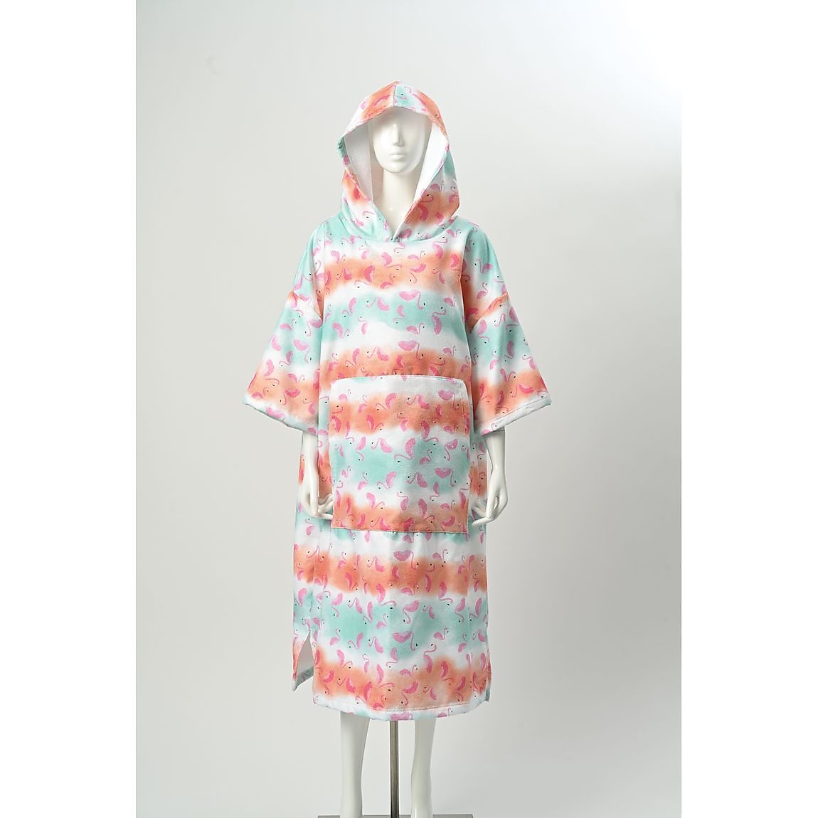 サーフポンチョ　アワイフラミンゴガラ