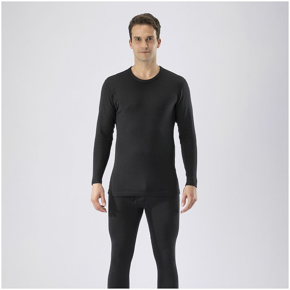 ブレスサーモアンダー　ウール極寒クルー