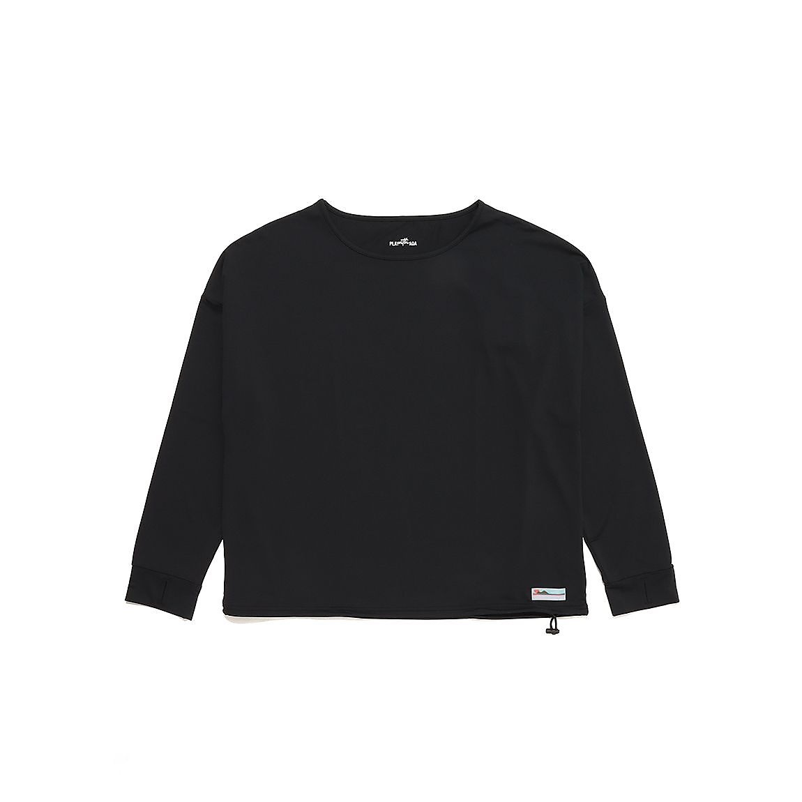 PLWYSAQAドロップショルダーラッシュTレディース