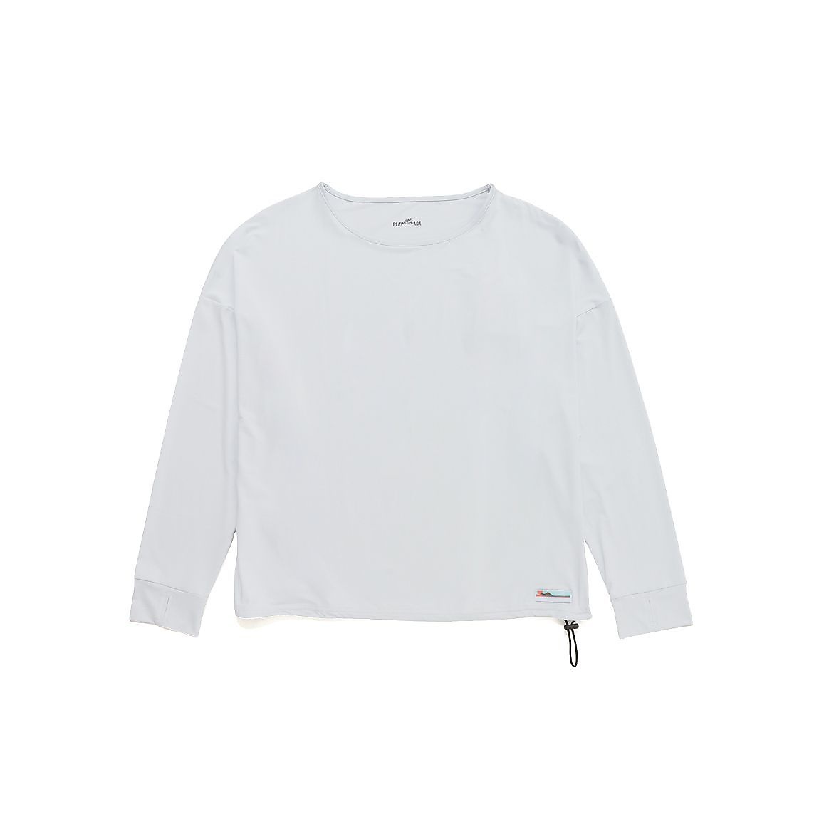 PLWYSAQAドロップショルダーラッシュTレディース