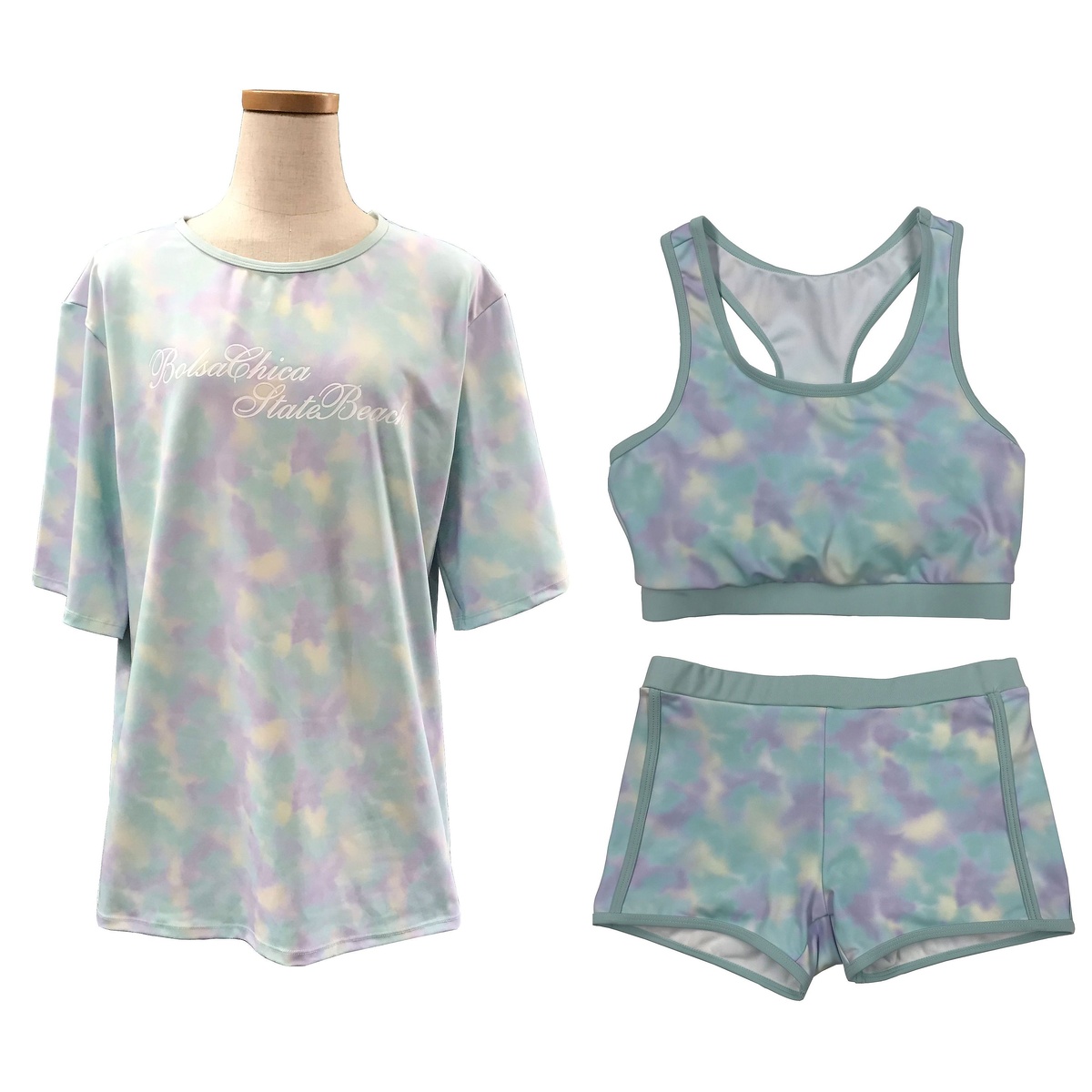 ジュニアショートタンキニビックTシャツツキ