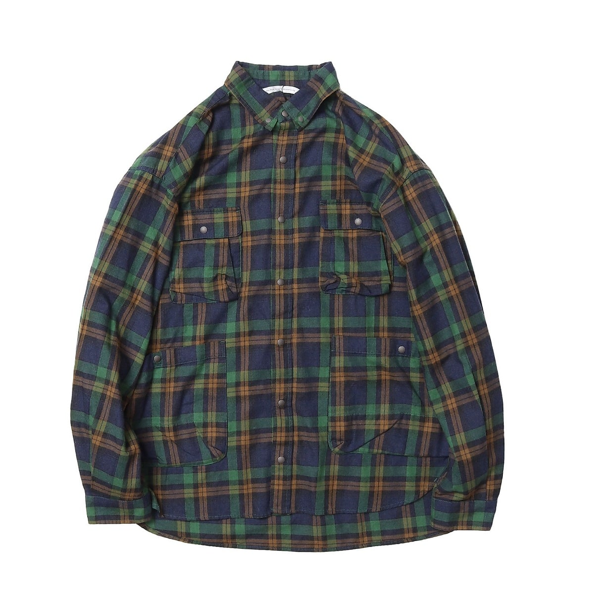 FADE PLAID CAMP SHIRT (フェードプレイドキャンプシャツ)