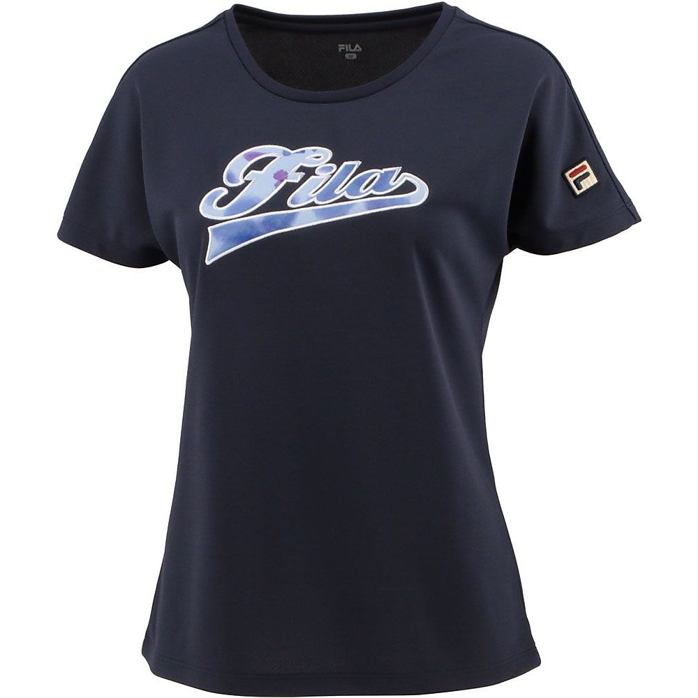 FILA　未使用タグ付　アップリケTシャツ、スコート FILAフィラ - アップリケTシャツ VL2586 20/メガスポーツ公式