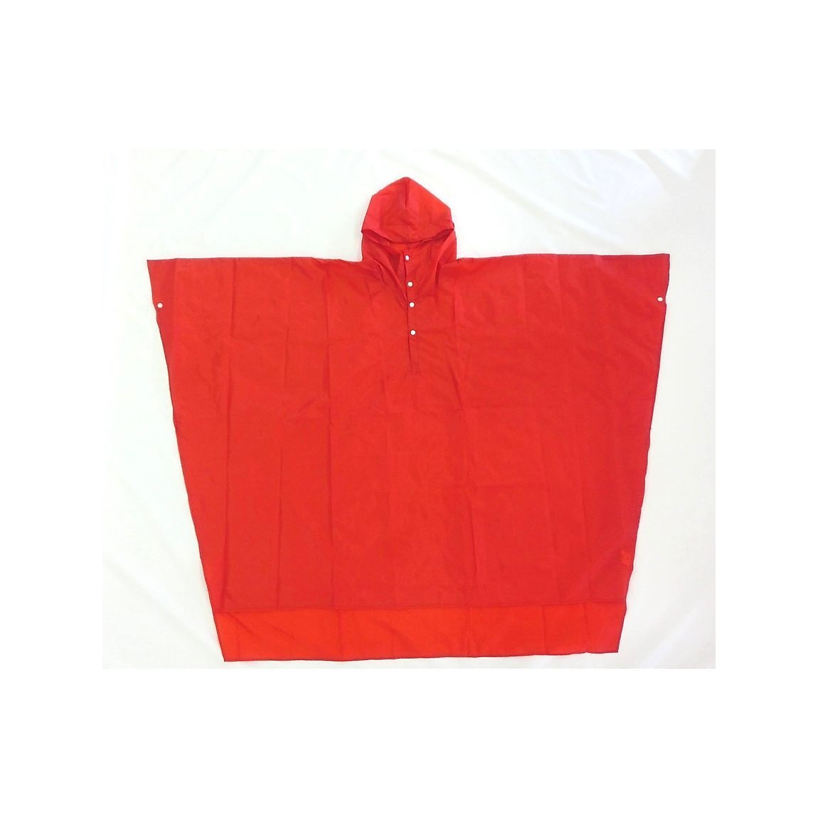 カラーポンチョ　RED