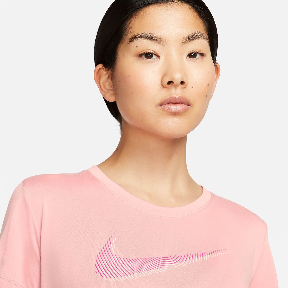 ナイキ ウィメンズ DF スウッシュ ハイブリッド S/S トップ