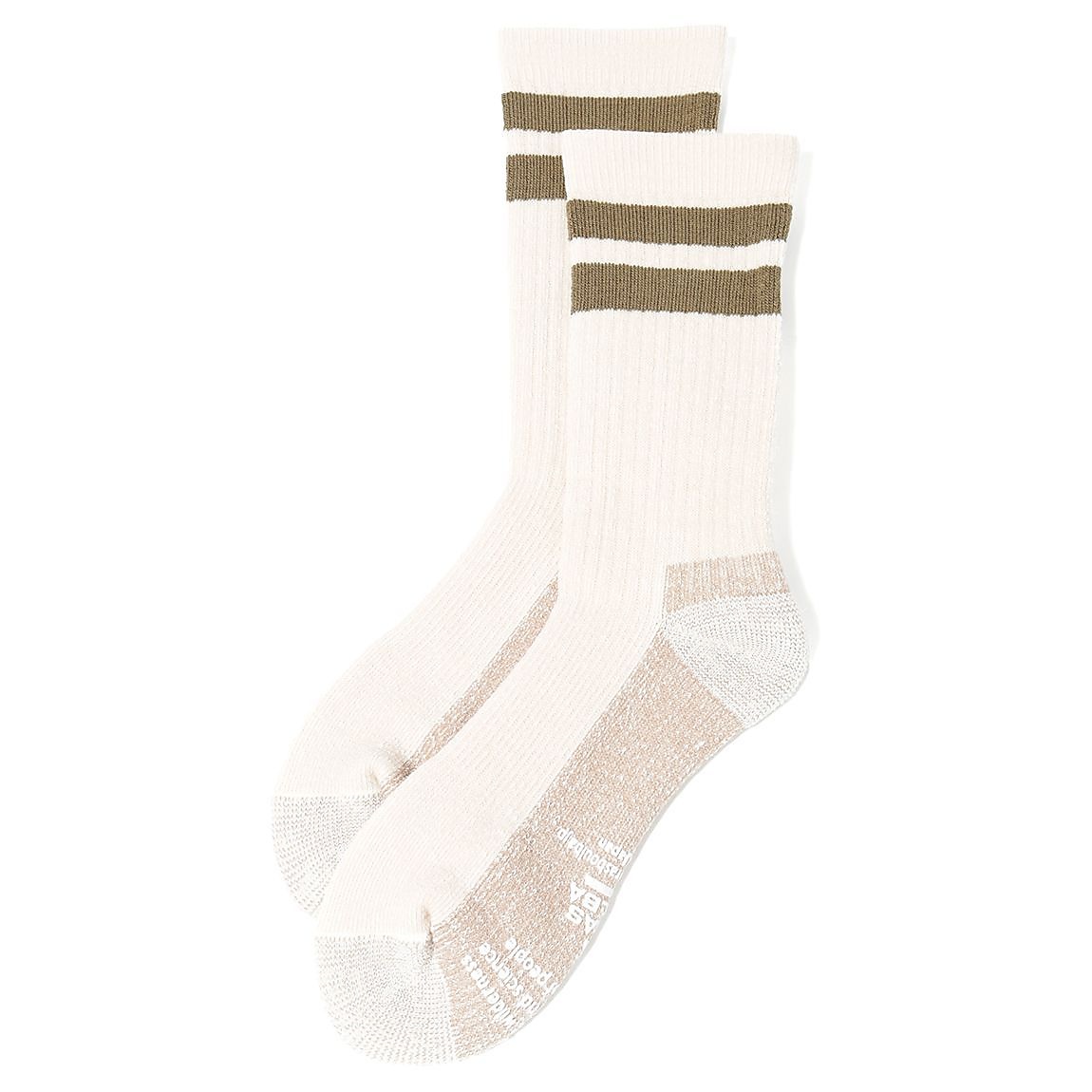 パイルラインクルーソックス