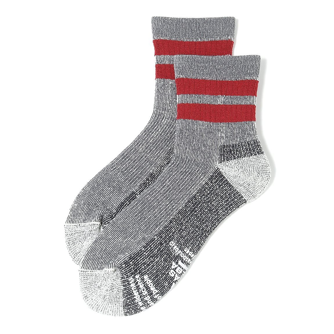 パイルラインショートソックス