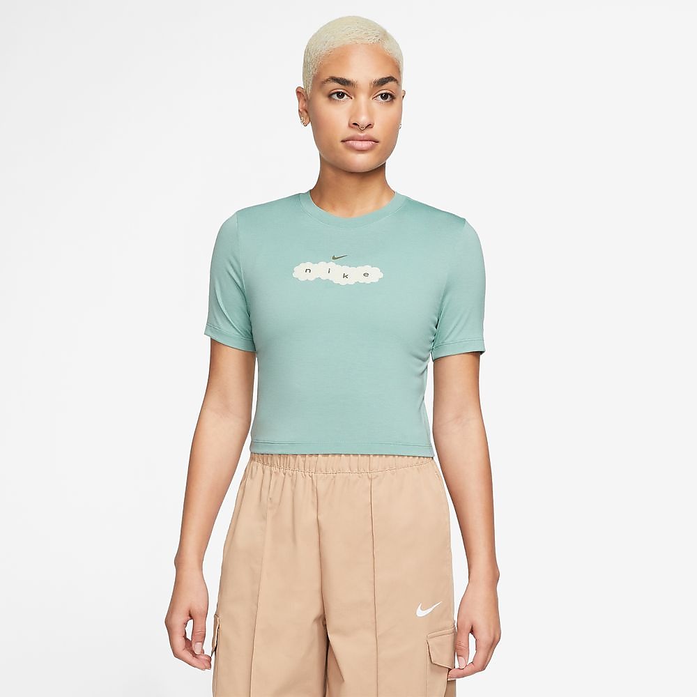 ナイキ ウィメンズ NSW OC 2 スリム S/S クロップ トップ