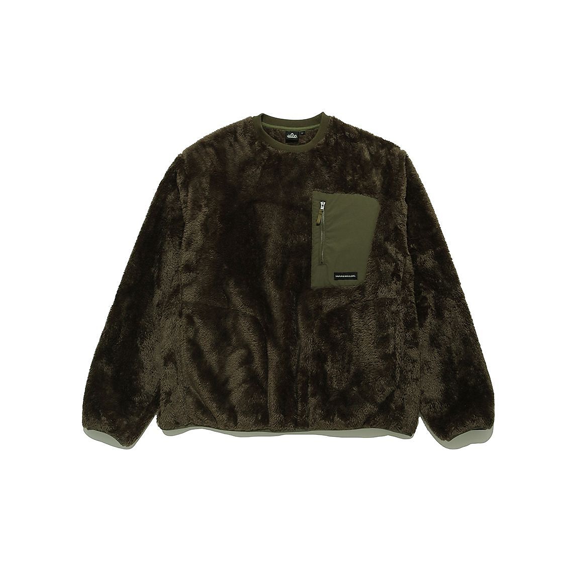 シャギーフリース クルーネックプルオーバー