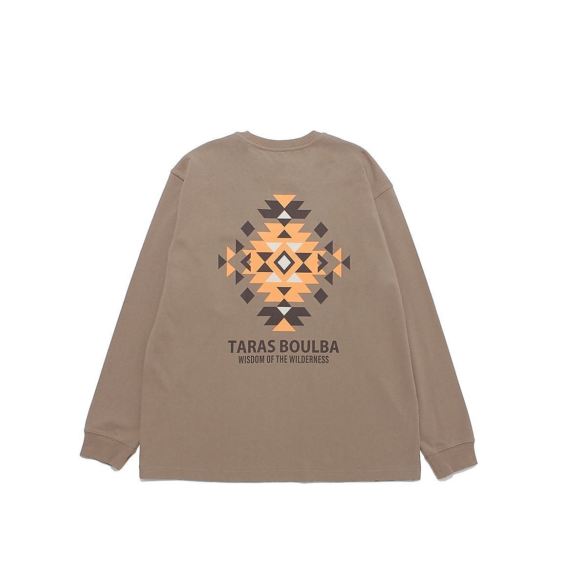 ヘビーコットンロングＴシャツ（幾何学）