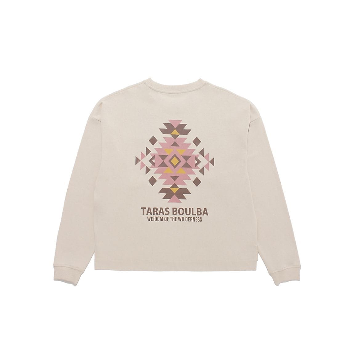 レディース ヘビーコットンロングＴシャツ（幾何学）