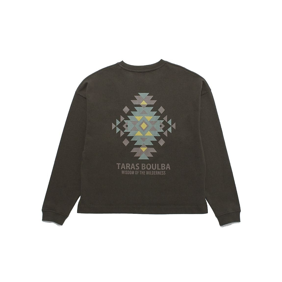 レディース ヘビーコットンロングＴシャツ（幾何学）