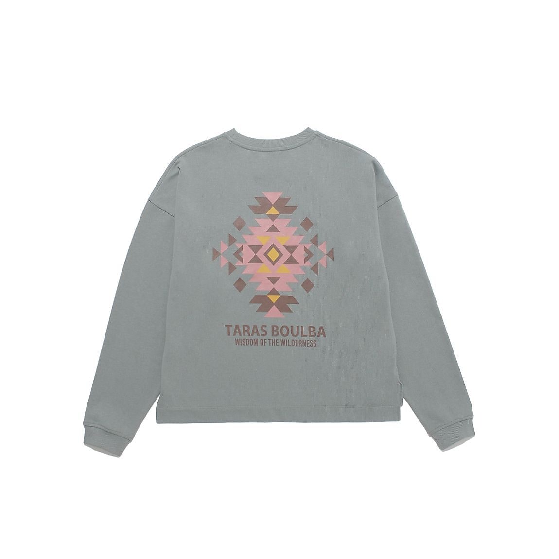 レディース ヘビーコットンロングＴシャツ（幾何学）