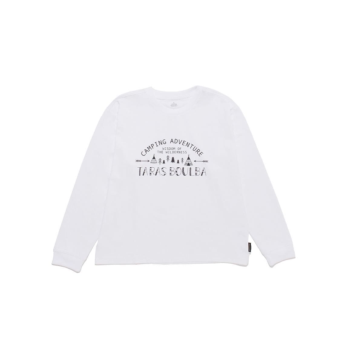レディース ポリエステルロングＴシャツ（キャンプロゴ）