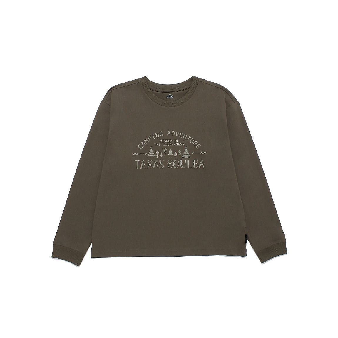 レディース ポリエステルロングＴシャツ（キャンプロゴ）