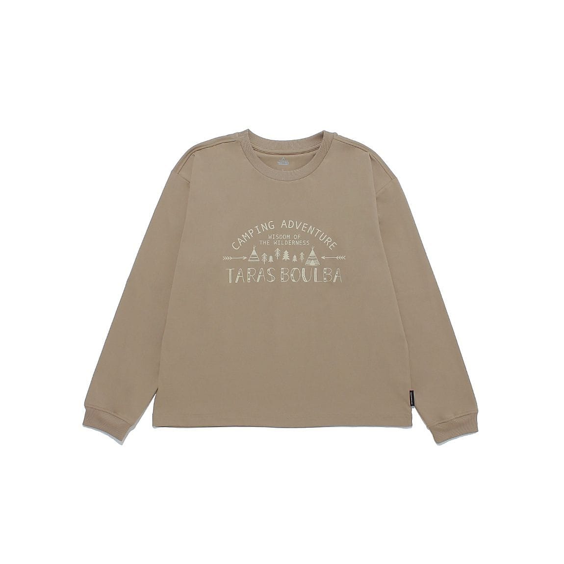 レディース ポリエステルロングＴシャツ（キャンプロゴ）