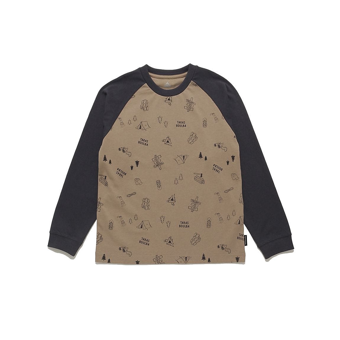 ジュニア ヘビーコットンロングTシャツ（総柄）