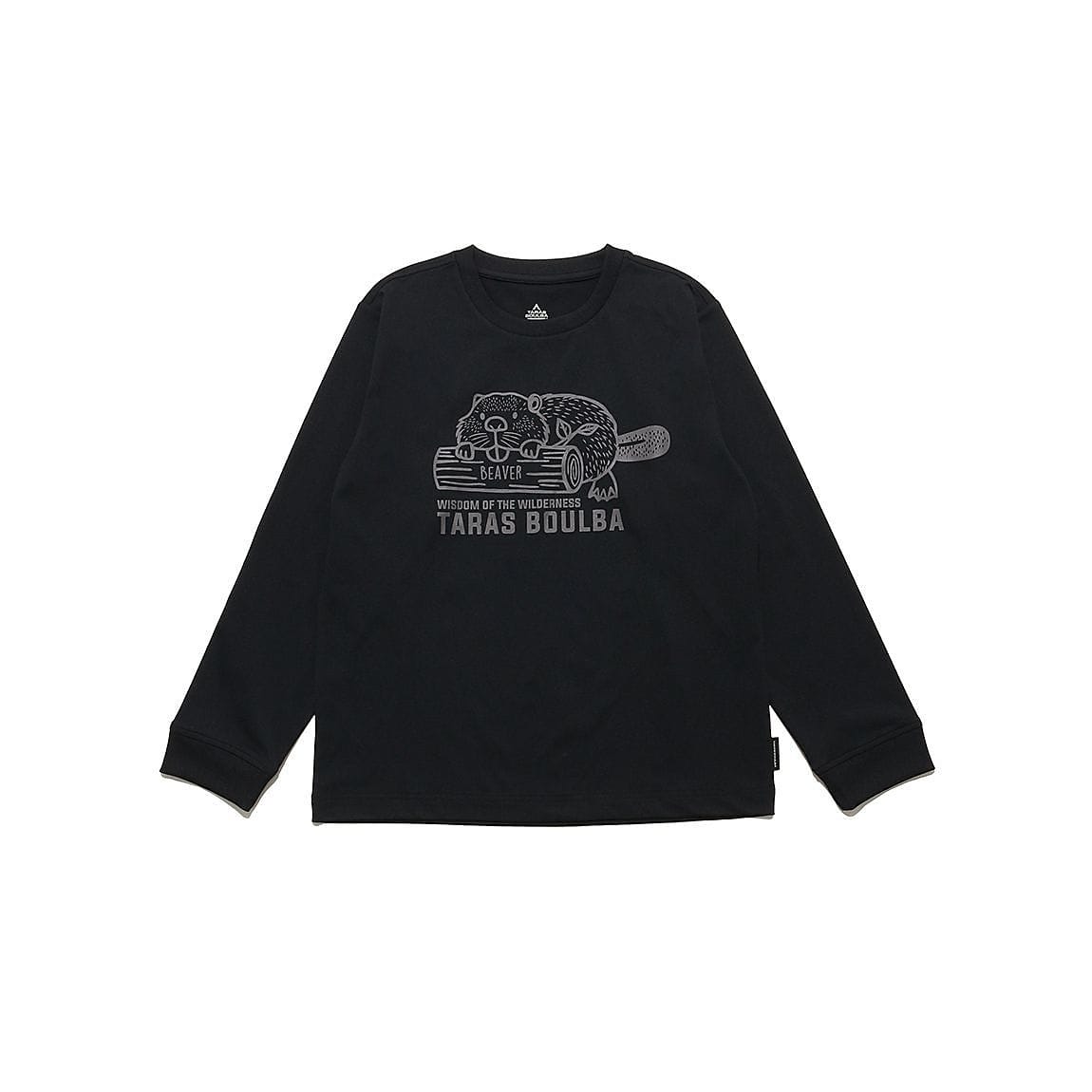 ジュニア ポリエステルロングＴシャツ（ビーバー）