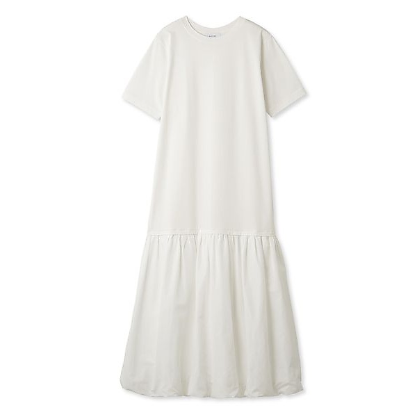裾バルーンＴシャツワンピース