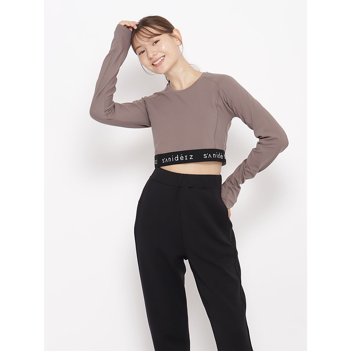 ウォームベア クロップト長袖トップスLADIES