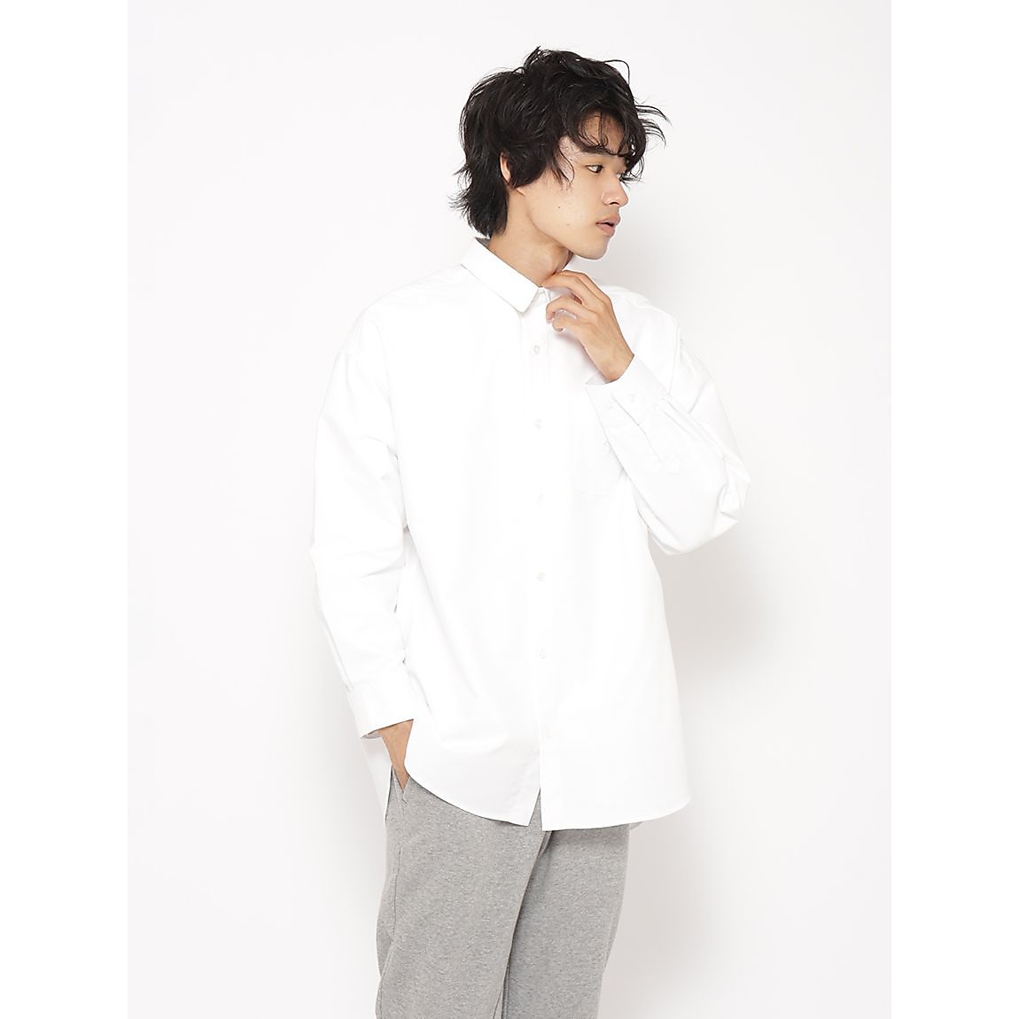 オックスフォード　オーバーサイズシャツUNISEX