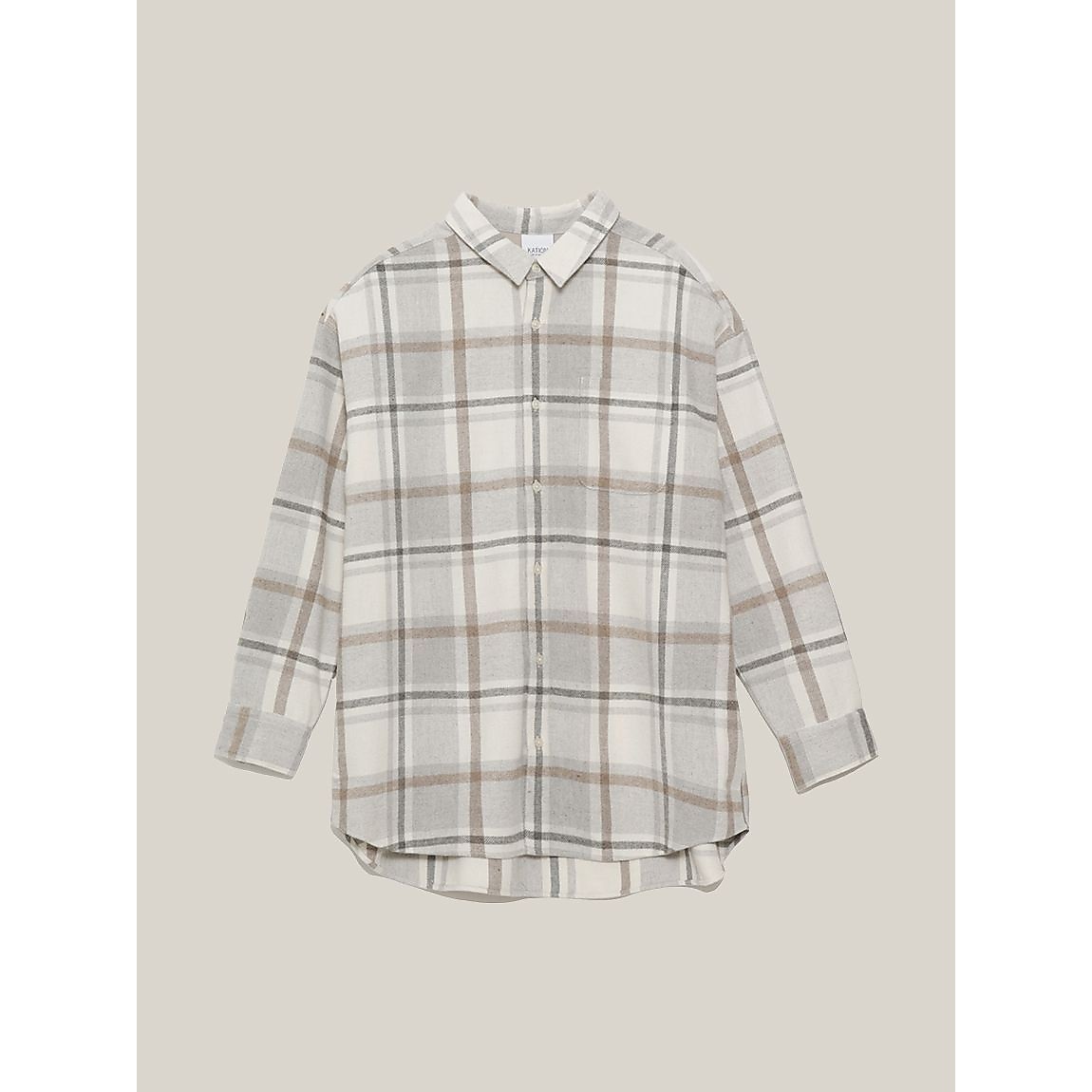 ビッグチェック オーバーサイズシャツ