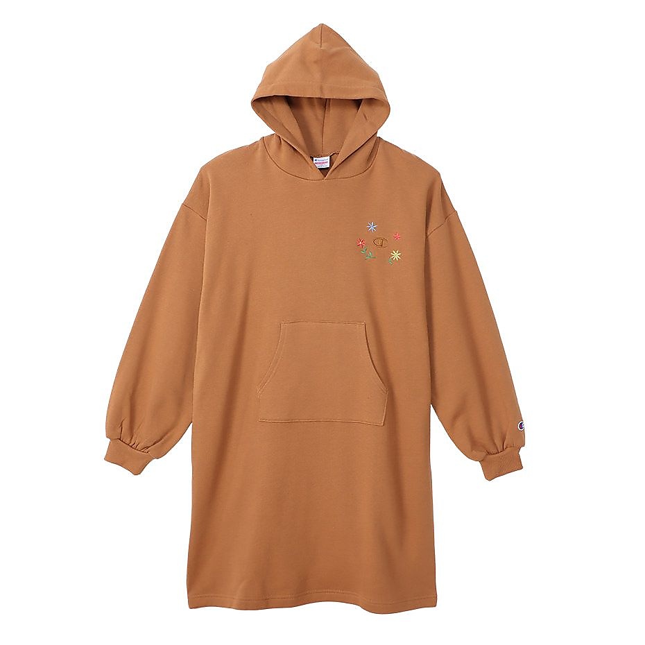 HOODEDSWEATONEPIECEDRESS