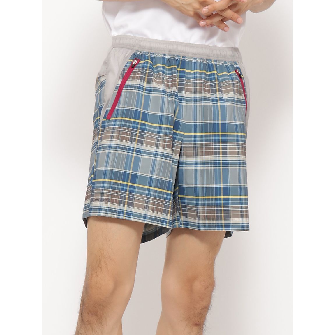 for RUN ウィンドストレッチpr プリントショートパンツ MENS