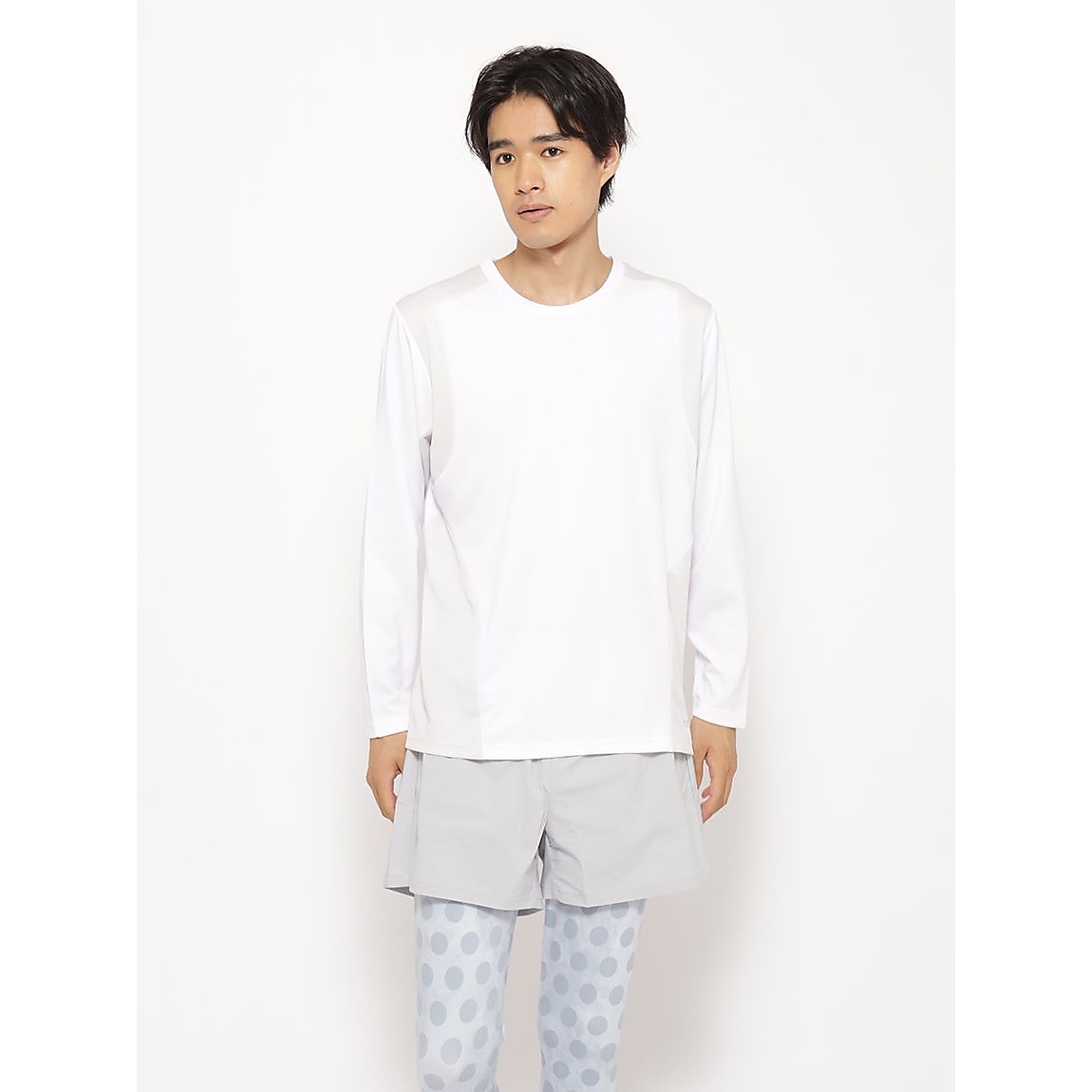 for RUN テックカノコ クルーネック長袖Tシャツ MENS