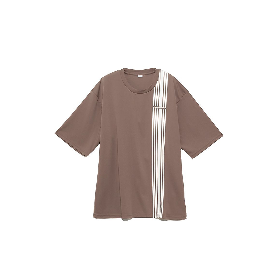 for RUN ドライスムースpr オーバーサイズラインTシャツ MENS