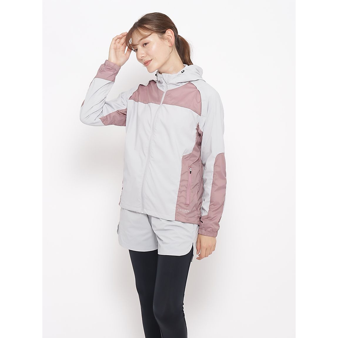 for RUN 撥水ストレッチ フーディジャケット LADIES