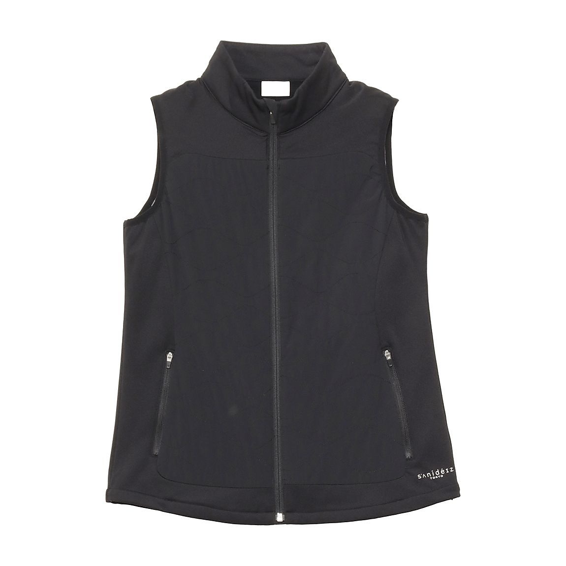 HYBRID 中綿/ジャージ スタンドカラーベスト LADIES