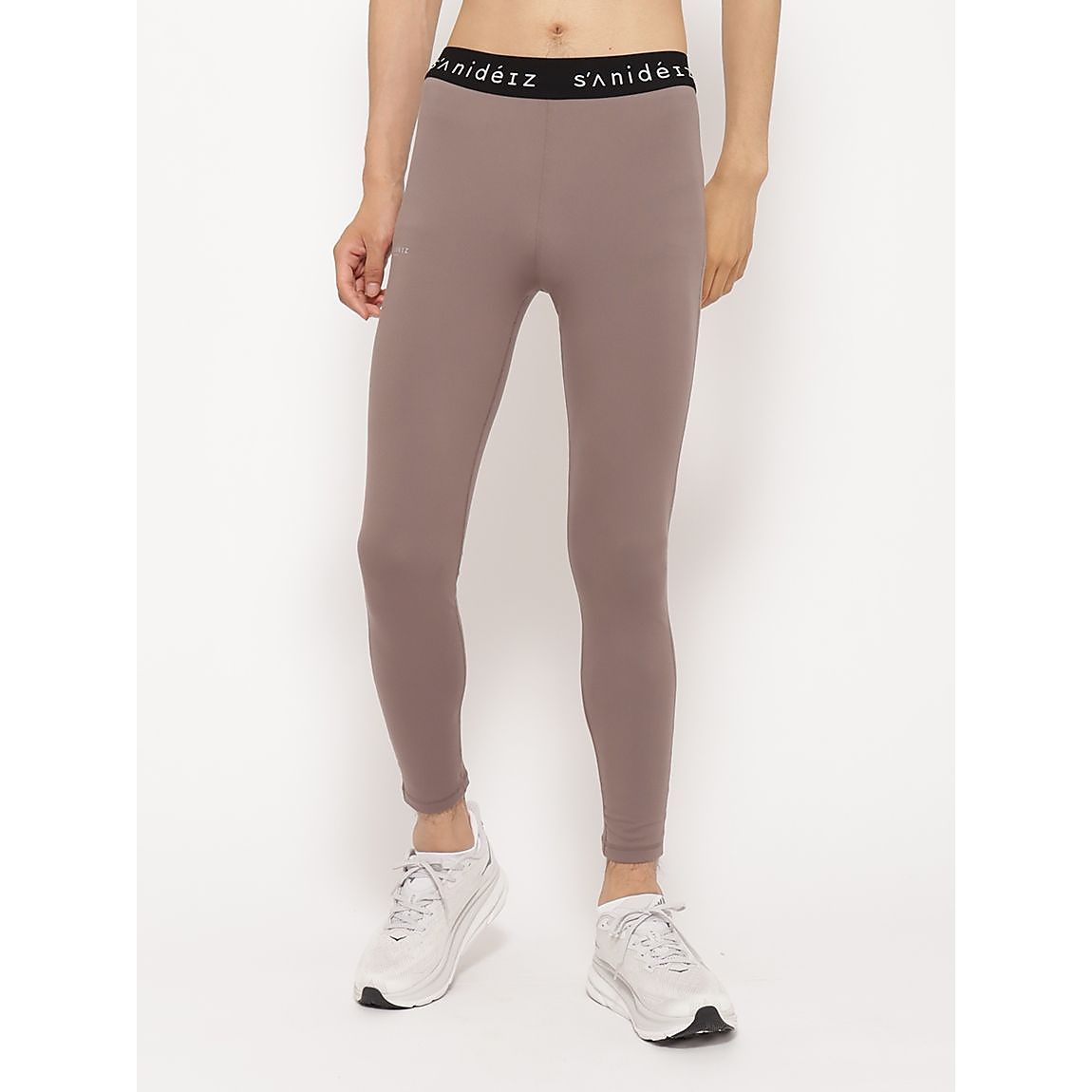 for RUN ウォームベア ウエストロゴロングタイツ MENS