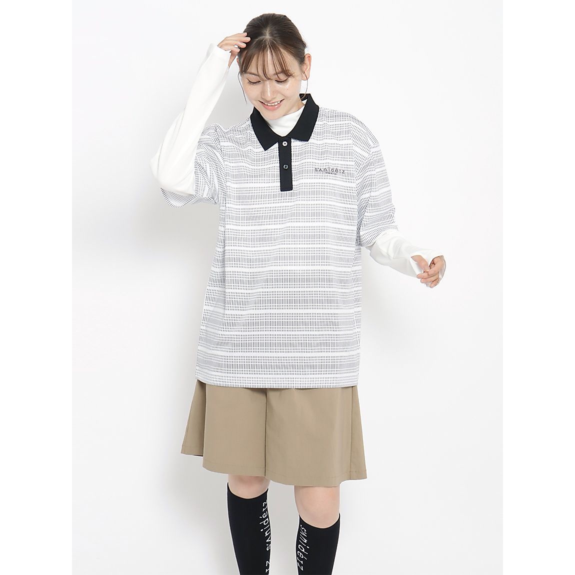 ポリエステルカノコ ポロシャツ MENS