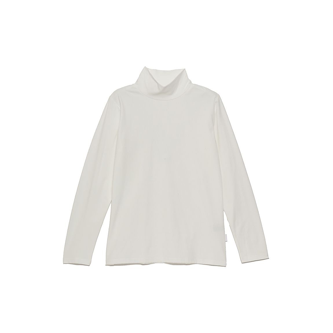 コットンタッチ天竺 ハイネック長袖Tシャツ LADIES